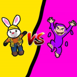 Builder Bunnies/ purple monkeys