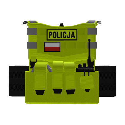 Polish Police Tactical Traffic Plate Carrier V2 Roblox item