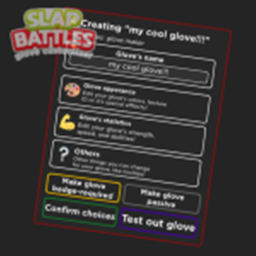 👏 slap battles: glove maker