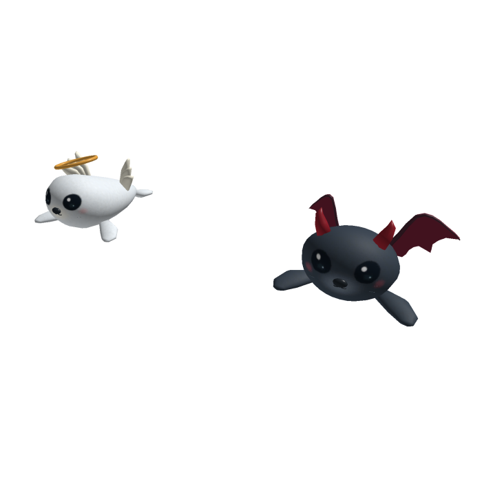 Angel & Devil Seal Shoulder Duo
