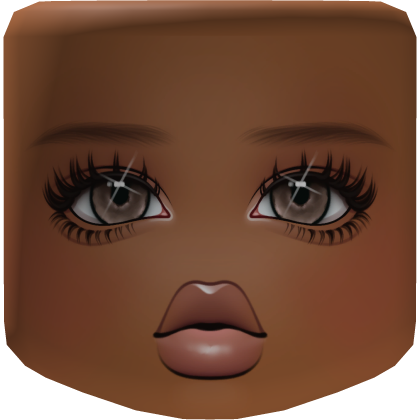 Sweet Cocoa Glam Face Brown Skin Tone Roblox item
