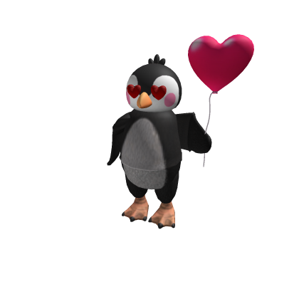 Cute Valentine Penguin Love Heart Pet Bird Morph