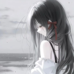 Dark flowers.