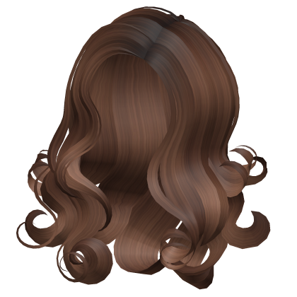 Cute Wispy Sleek Brown Layered Blowout Roblox item