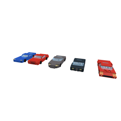No Tool Cars - [ 5 ] Sports Cars w/ Click Regens