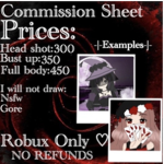 Pay for commissions here