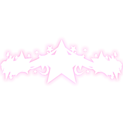 (EMISSIVE) Glowing Pink Star Sigil Crown Roblox item