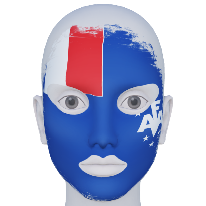 French Southern Territories Facepaint