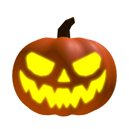 [EMISSIVE] Glowing Spooky Halloween Pumpkin Head Roblox item