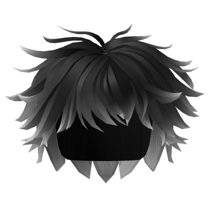 Soft Messy Hair Black too White  Roblox item