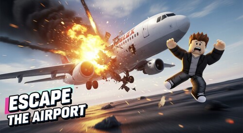 [New] Escape The Airport Adventure Obby!