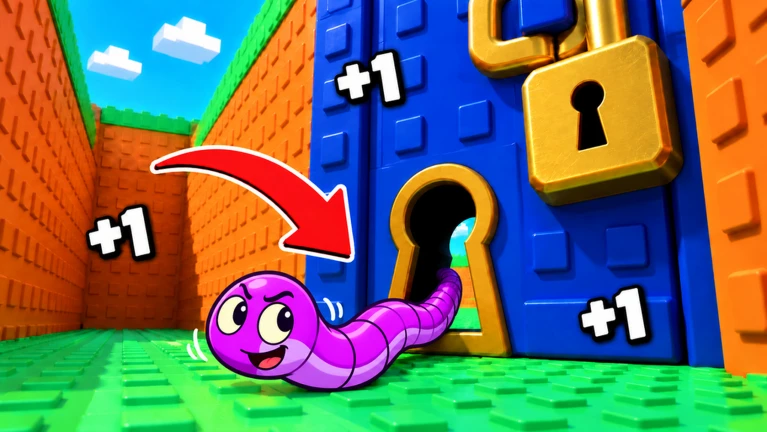 +1 Shrink Worm Escape on Roblox, screenshot 3