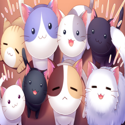 Anime cats! Roblox decal