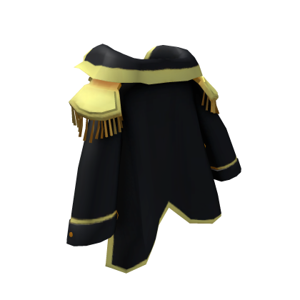 Roblox Item Black Captain's Cloak