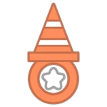 Traffic Cone Badge