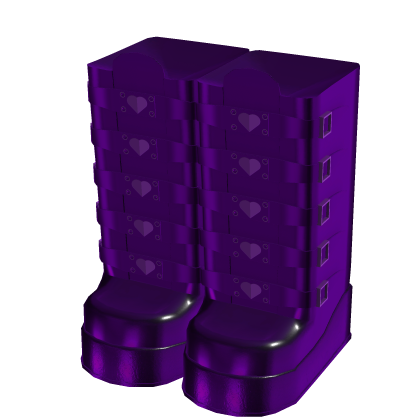 3.0 Purple Amethyst Thigh High Boots