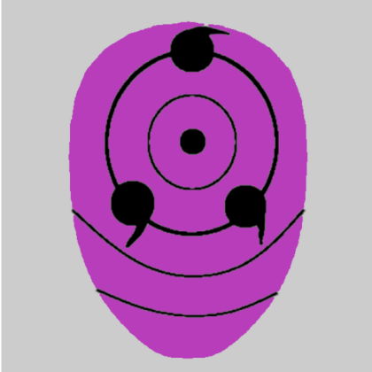 Purple Obito Mask Roblox decal