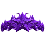 Purple Stellar Star Crown