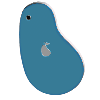 Pearphone Blue Y2K Roblox item
