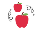 floating apples
