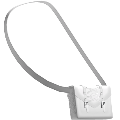 ,, 🖤. 3.0 gothic crossbody bag in white