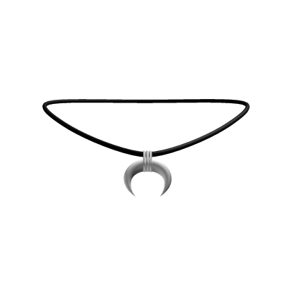 goth alt 0g septum pincher necklace black/silver Roblox item