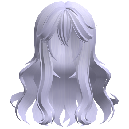 ♡ ꒰ fluffy anime purple moe wavy hair ꒱ ♡