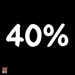 40%
