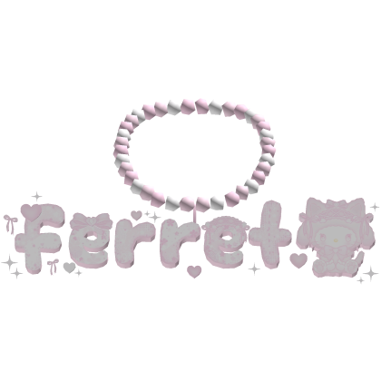 ✿ ︵ ferret jumbo necklace ˚ 𝜗𝜚 ｡˚