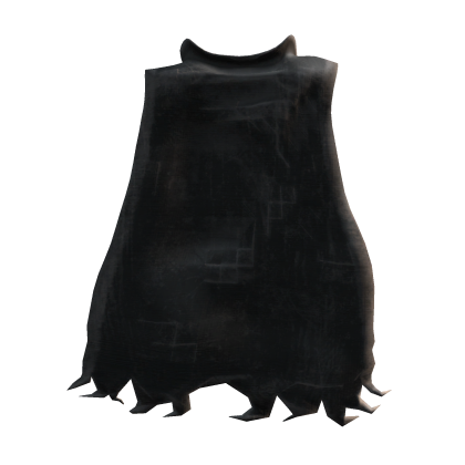 Black Torn Cape Roblox item