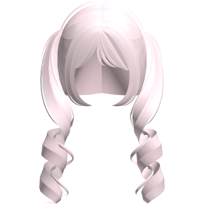 sweet pink swirly pigtails Roblox item