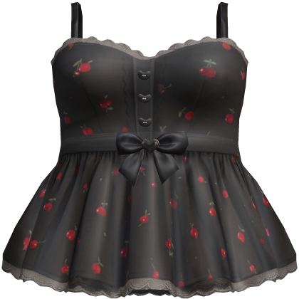 Kawaii Cherry Mini Dress