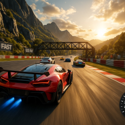 Caps racing game
