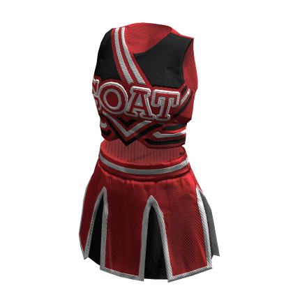 Cheerleader Uniform | Red Black White thumbnail