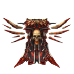 Skullbound Mantle Red