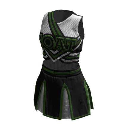 Cheerleader Uniform | Black White Green thumbnail