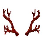8-Bit Red Adurite Antlers