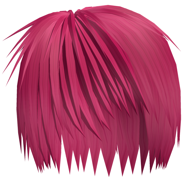 Emo Razor Cut Layered Hair (Hot Pink)