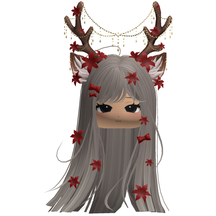 Ethereal Christmas Fairy Fawn Hair w/ Antlers