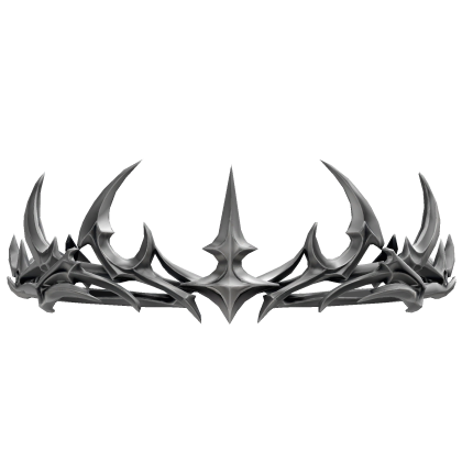 Silver Dragon Spiked Sigil Crown