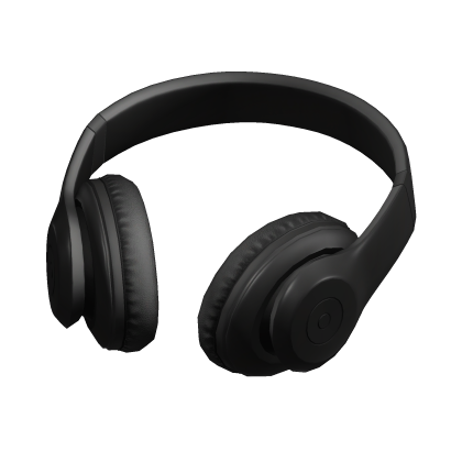 Black Headphones Roblox item