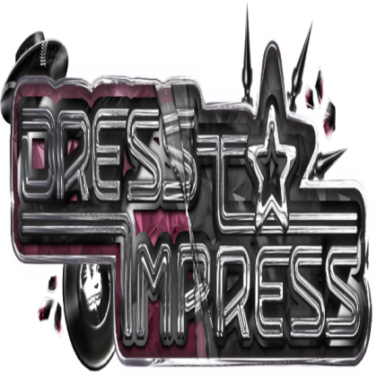 Lady Gaga x DTI Dress To Impress Logo Roblox decal