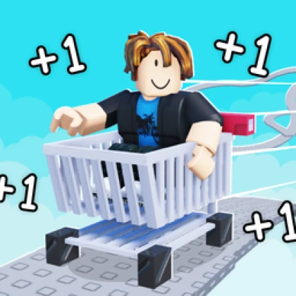 +1 shopping cart escape Roblox group icon