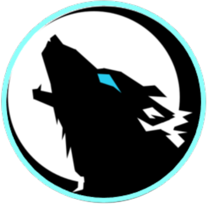 Wolf Logo Blue Roblox decal