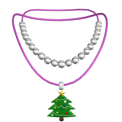 pink christmas tree pendant 3.0