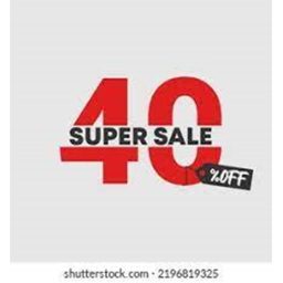 Save 40% on all item you buy
