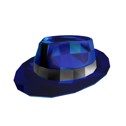 Midnight Blue Sparkle Time Fedora thumbnail