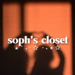 - soph's closet! -