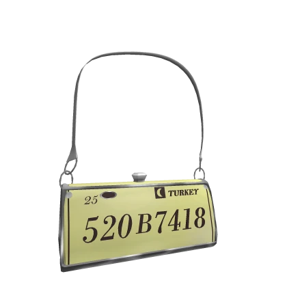 Vintage Licence Plate Purse Roblox Item Rolimon s