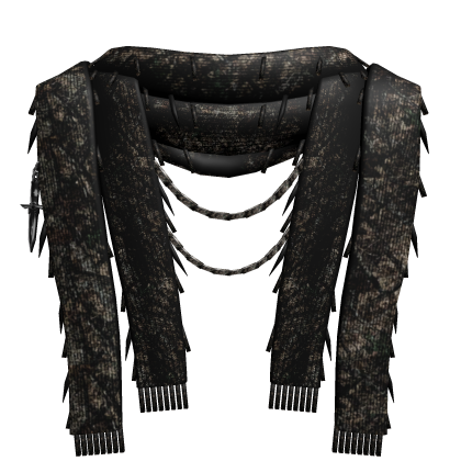 Mottled Gray Grunge Y2K Scarf